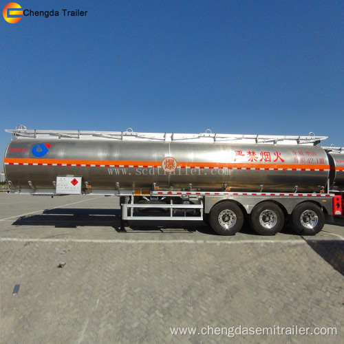 Aluminum Alloy 45000 liters fuel tanker trailer